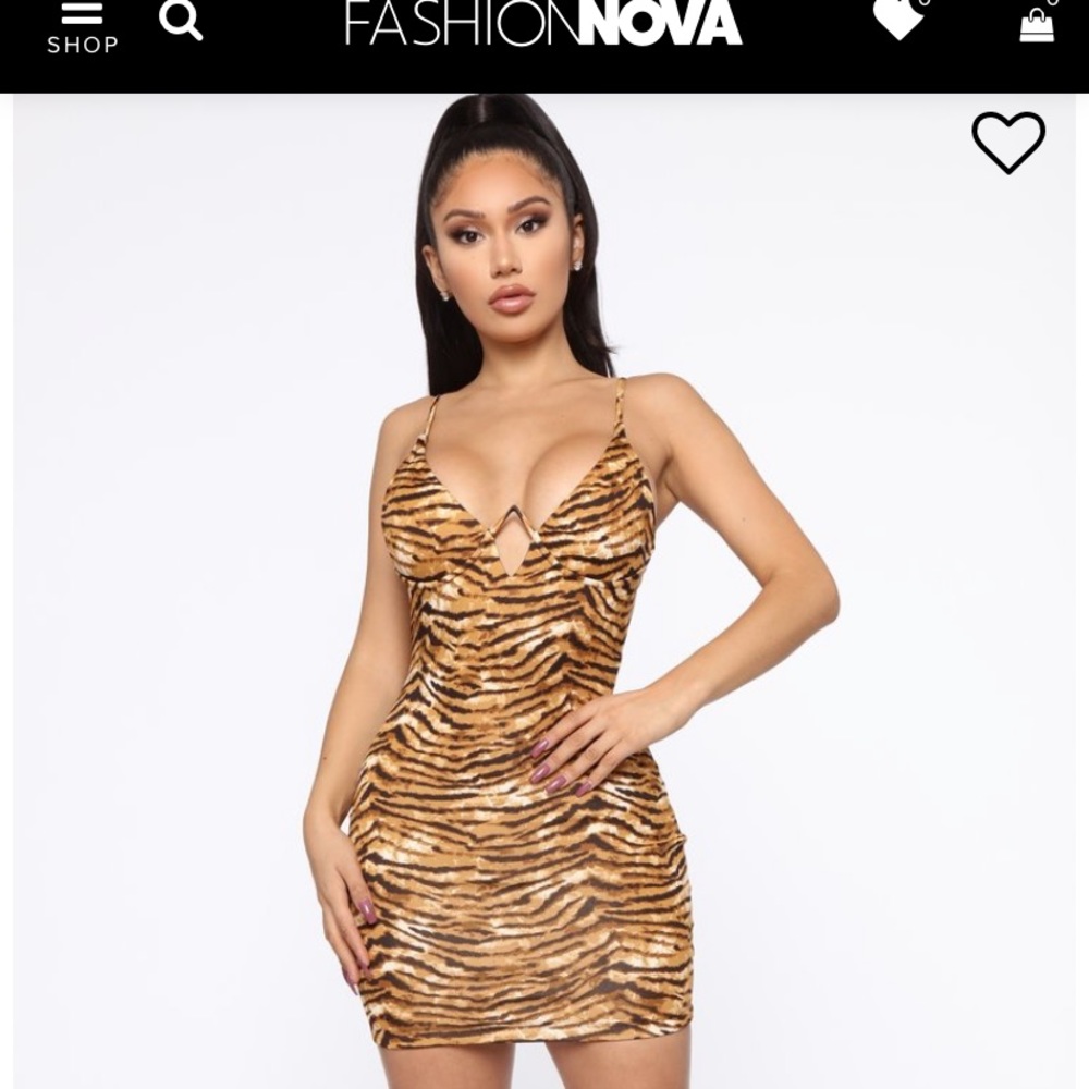 Not Wild Enough Tiger Mini Dress